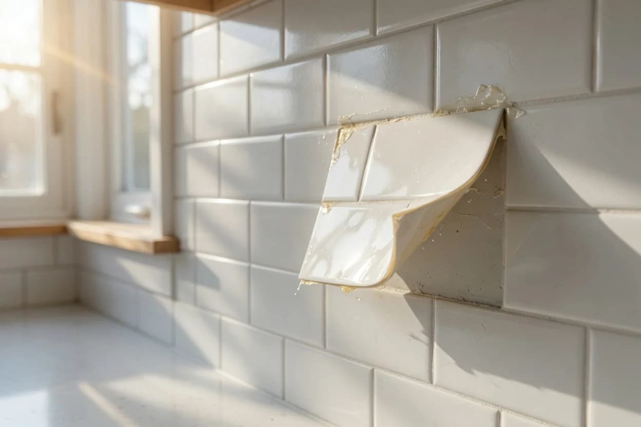 Does Peel-and-Stick Backsplash Over Rental Tile Actually Last?