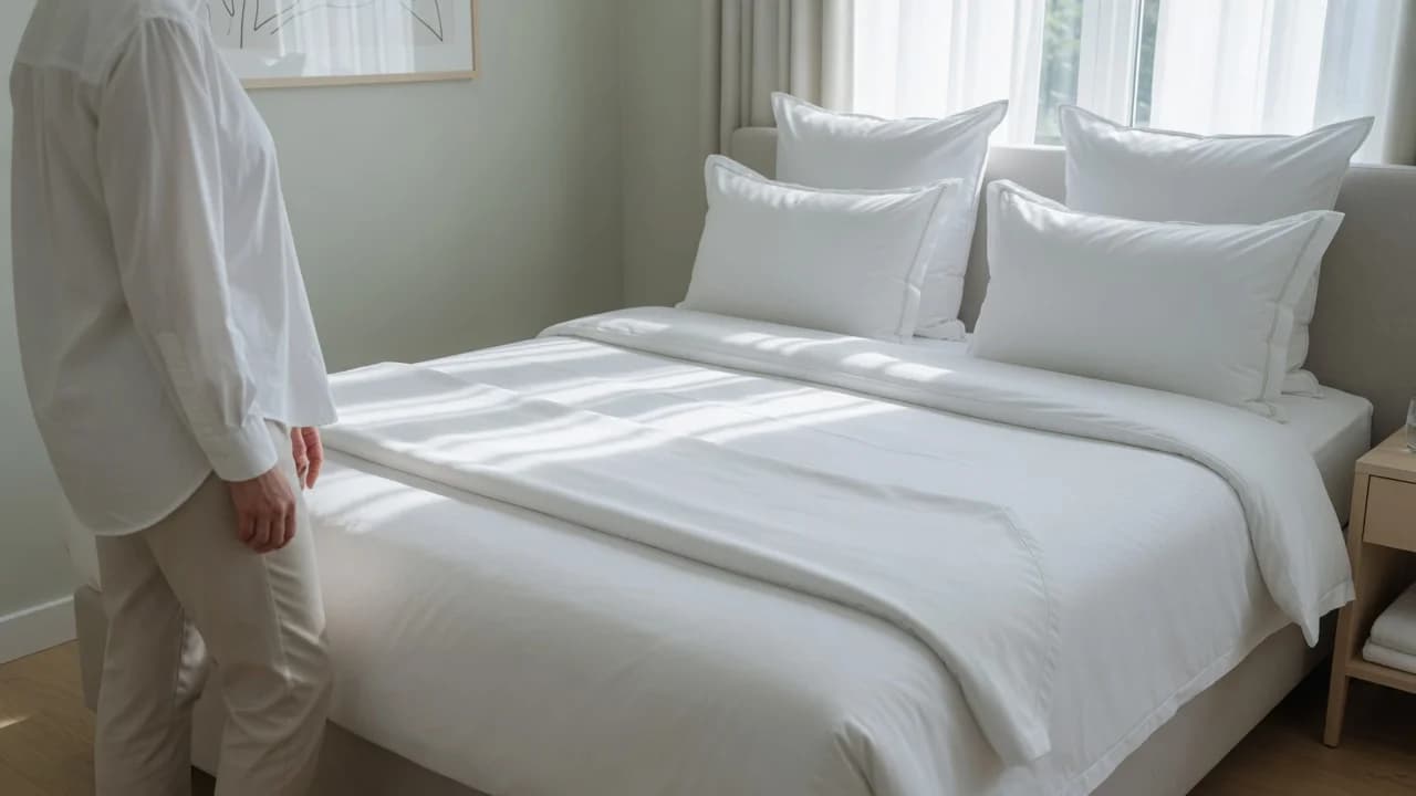 How to Make a Bed Look Like a Hotel Without Expensive Linens