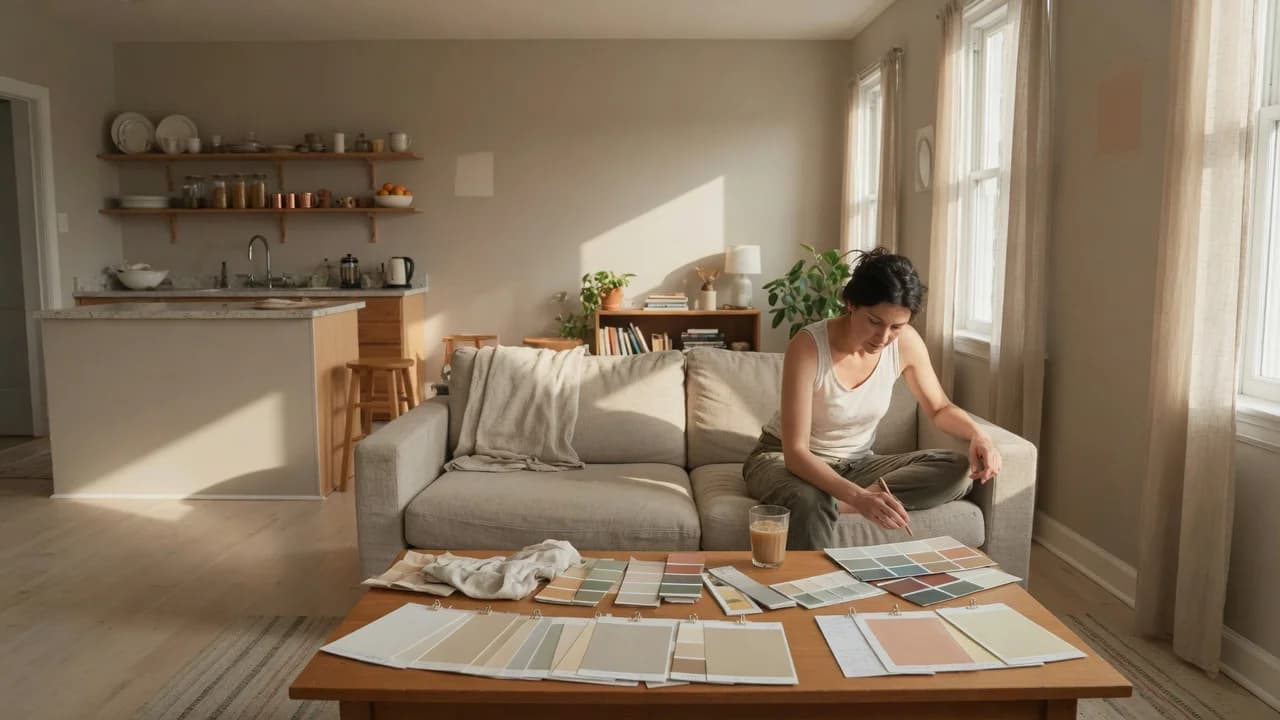 How to Build a Whole-Home Color Palette for an Open Apartment