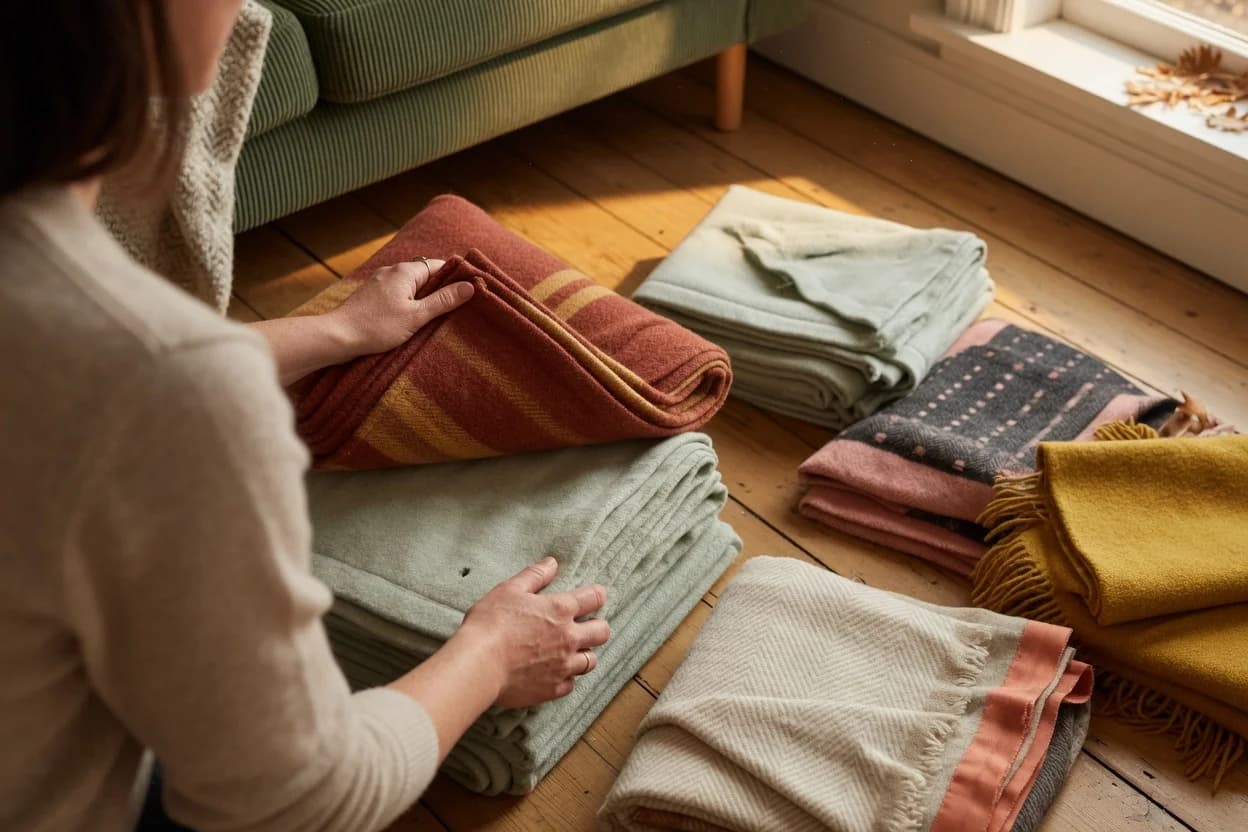 Autumn Textile Swaps: Cozy Up Without Buying New Throws