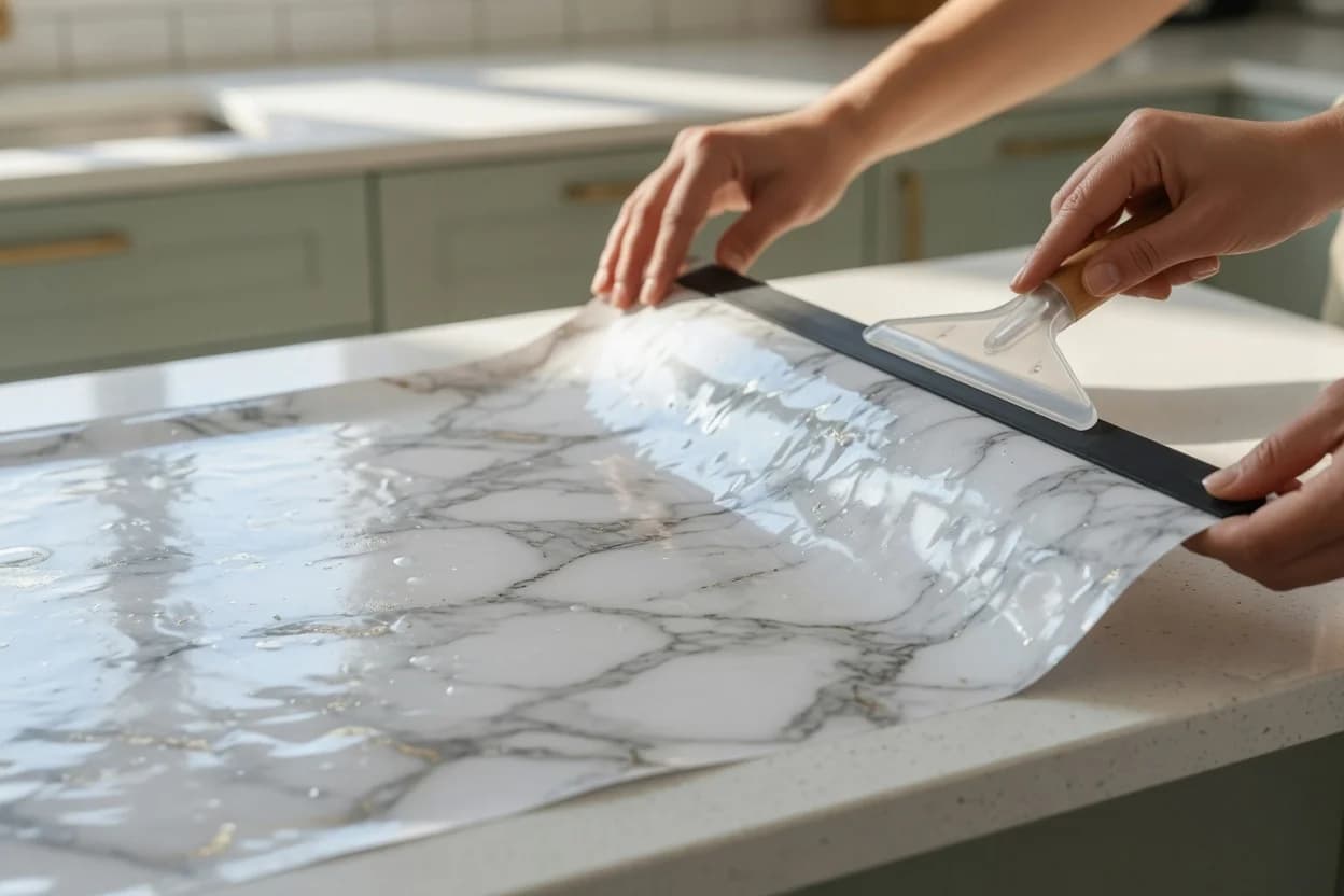 How to Cover Dated Rental Countertops Without Losing Your Deposit