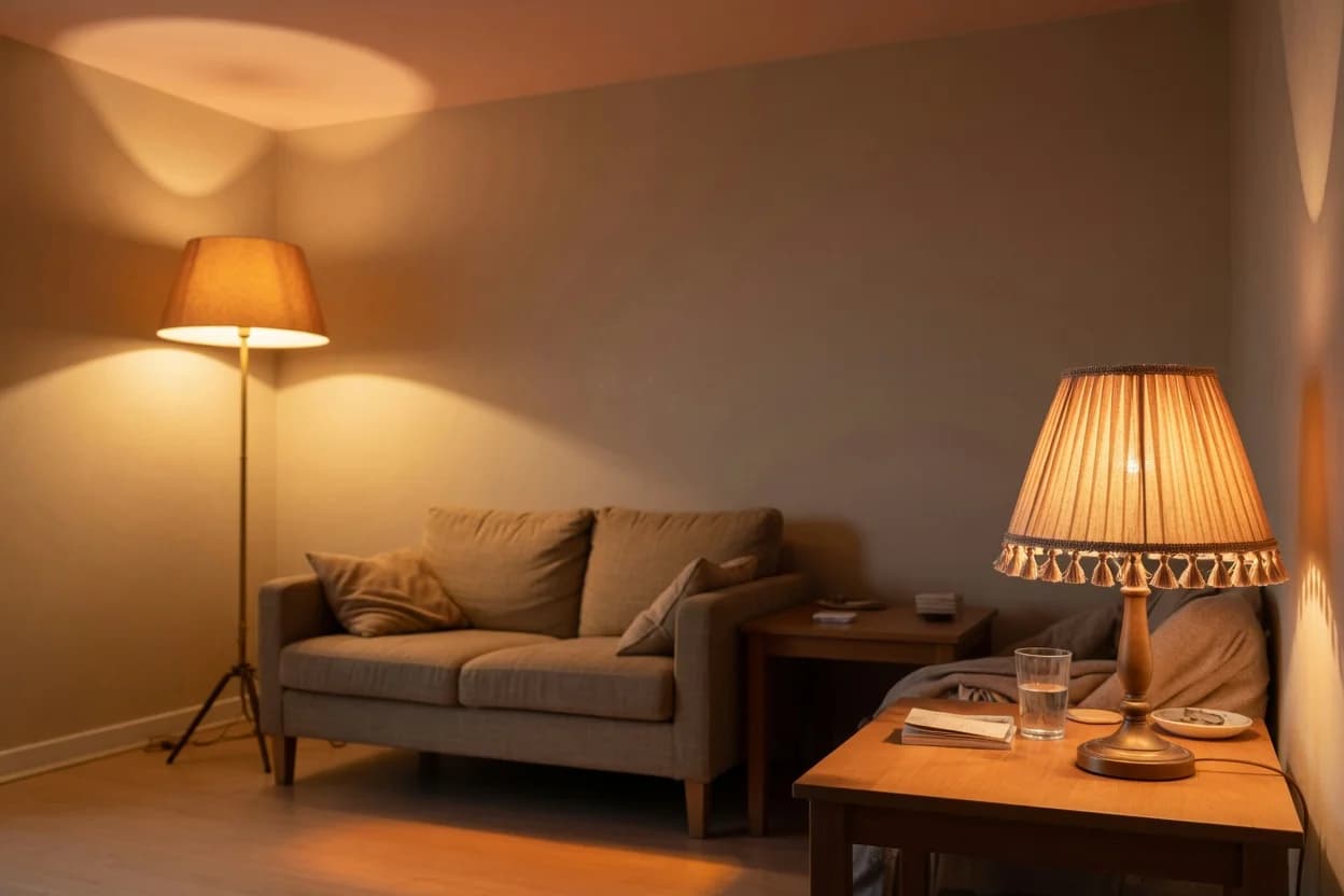 How Many Lamps a Small Living Room Needs to Feel Warm at Night