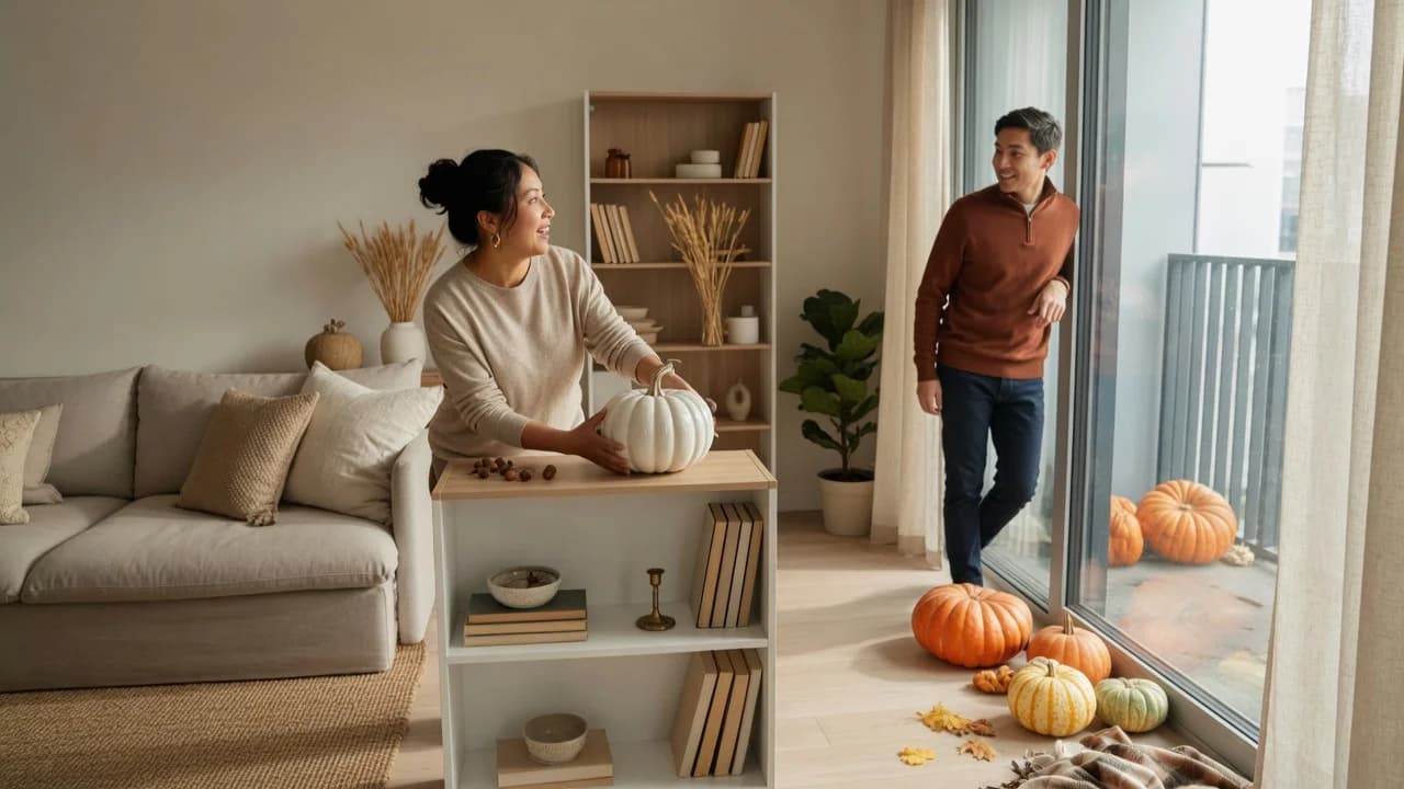 Real vs. Faux Pumpkins for Renters: Which Fall Decor Actually Lasts?
