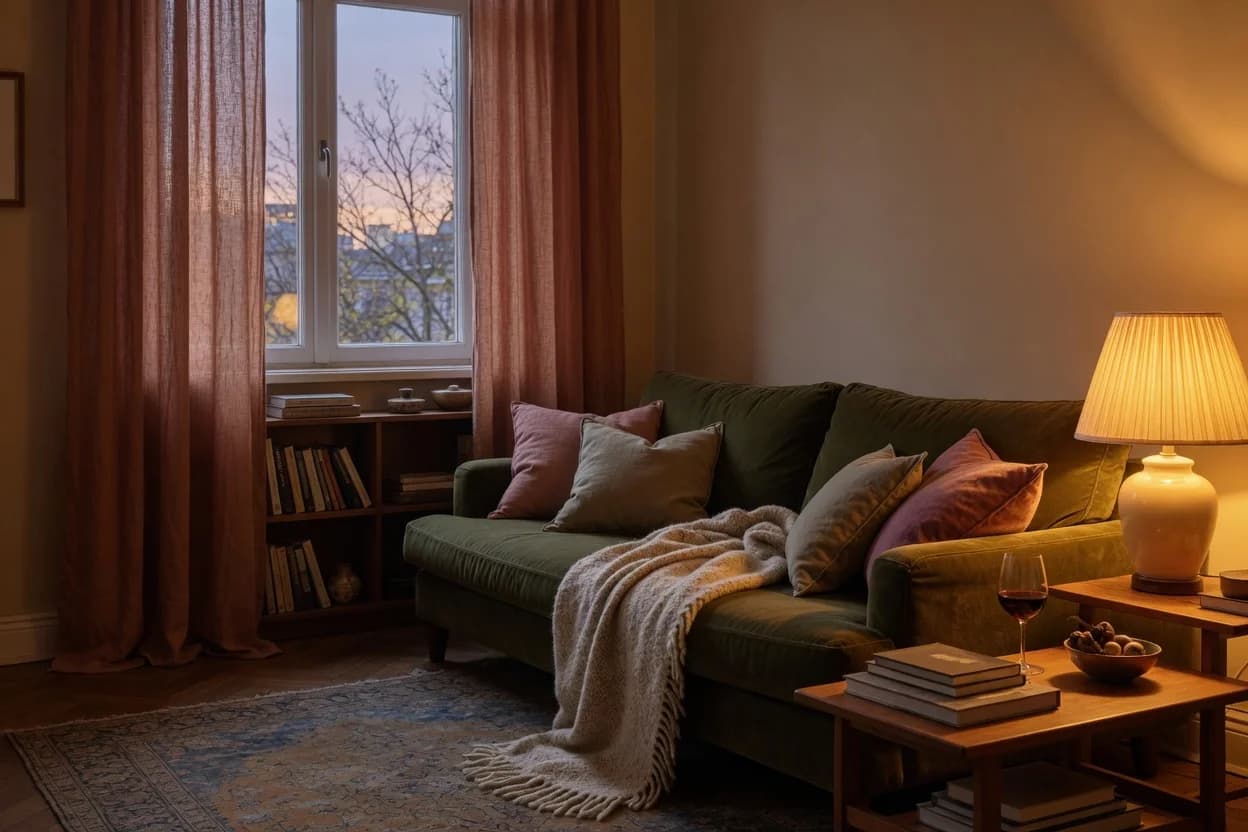 Making a Rental Feel Like Autumn Without Orange-and-Brown Clichés