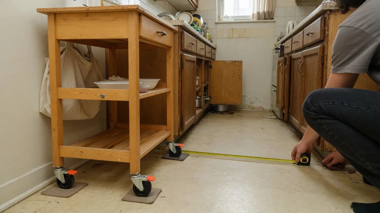 Is a Freestanding Kitchen Cart Worth It in a Cramped Rental?