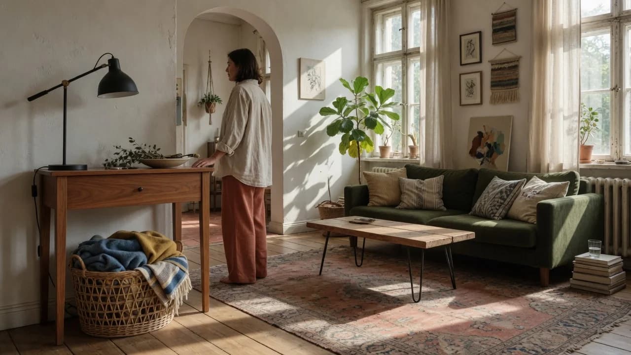 How to Mix Wood, Rattan, and Metal Finishes Without a Mismatched Room