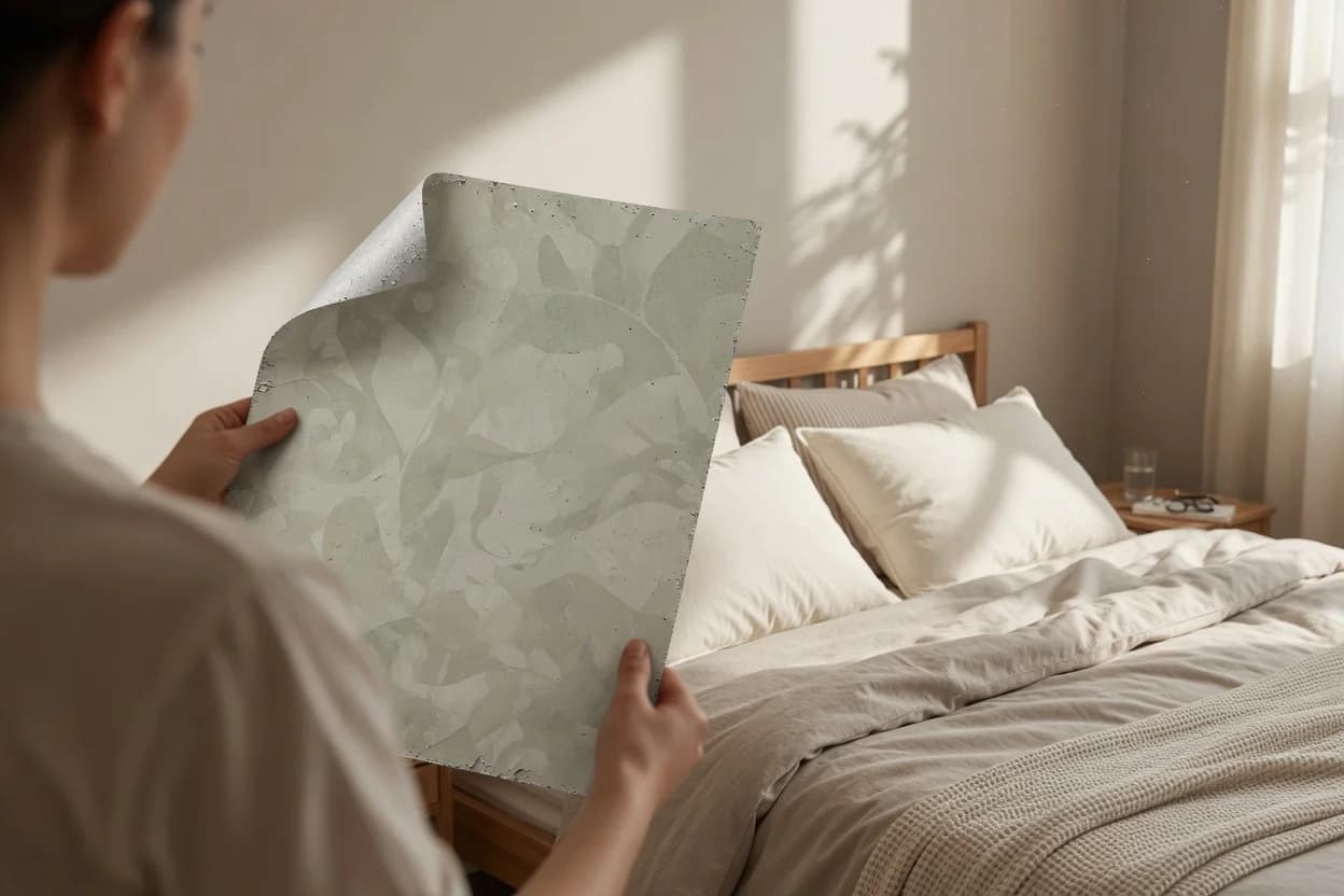 Do Peel-and-Stick Headboard Decals Look Convincing in a Grown-Up Bedroom?