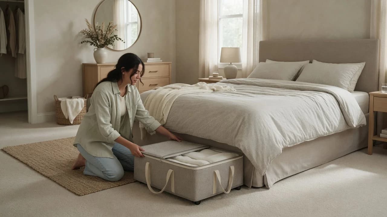 Under-Bed Storage That Hides Clutter Without Bulking Up Your Bedroom