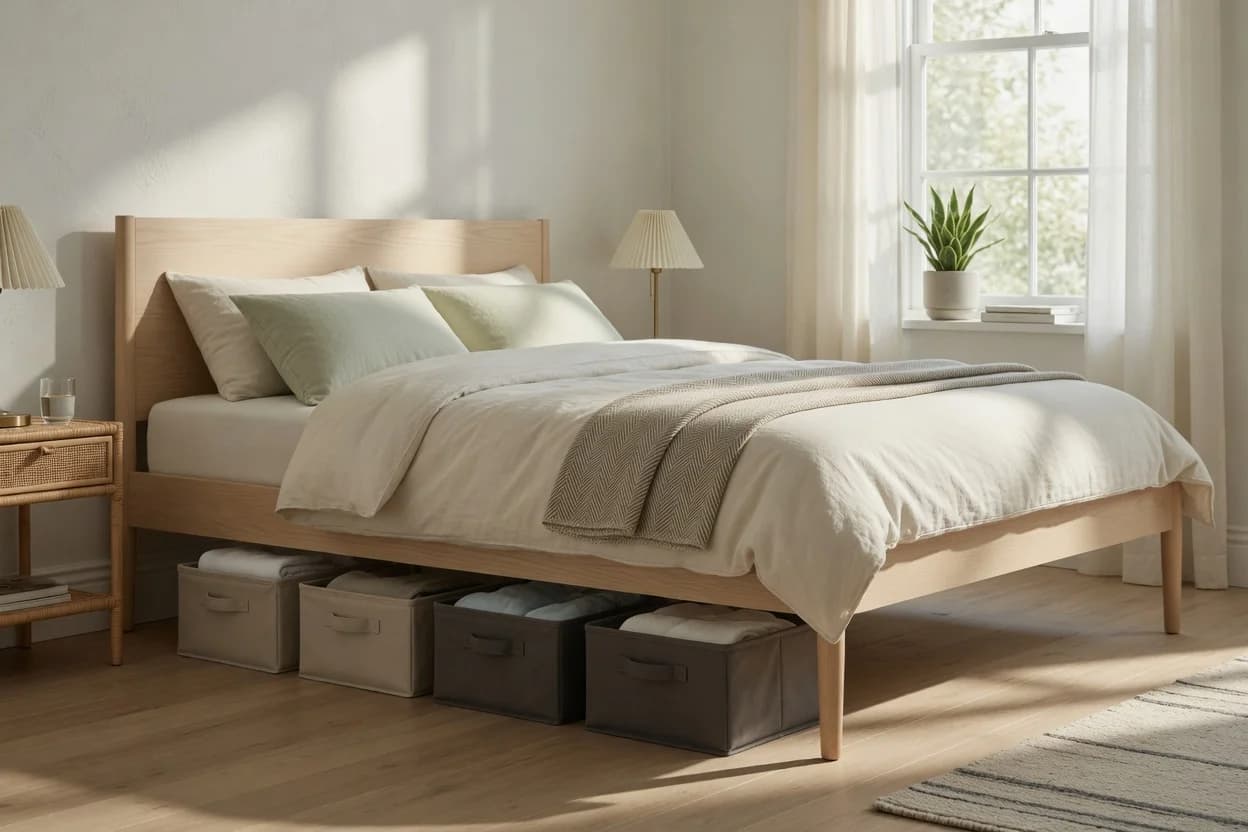 Under-Bed Storage That Hides Clutter Without Bulking Up Your Bedroom