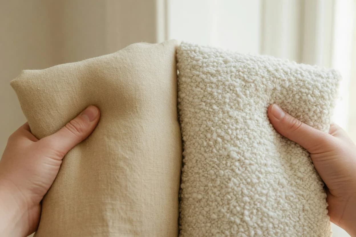 How to Layer Throw Pillows in Different Fabrics Without Clashing