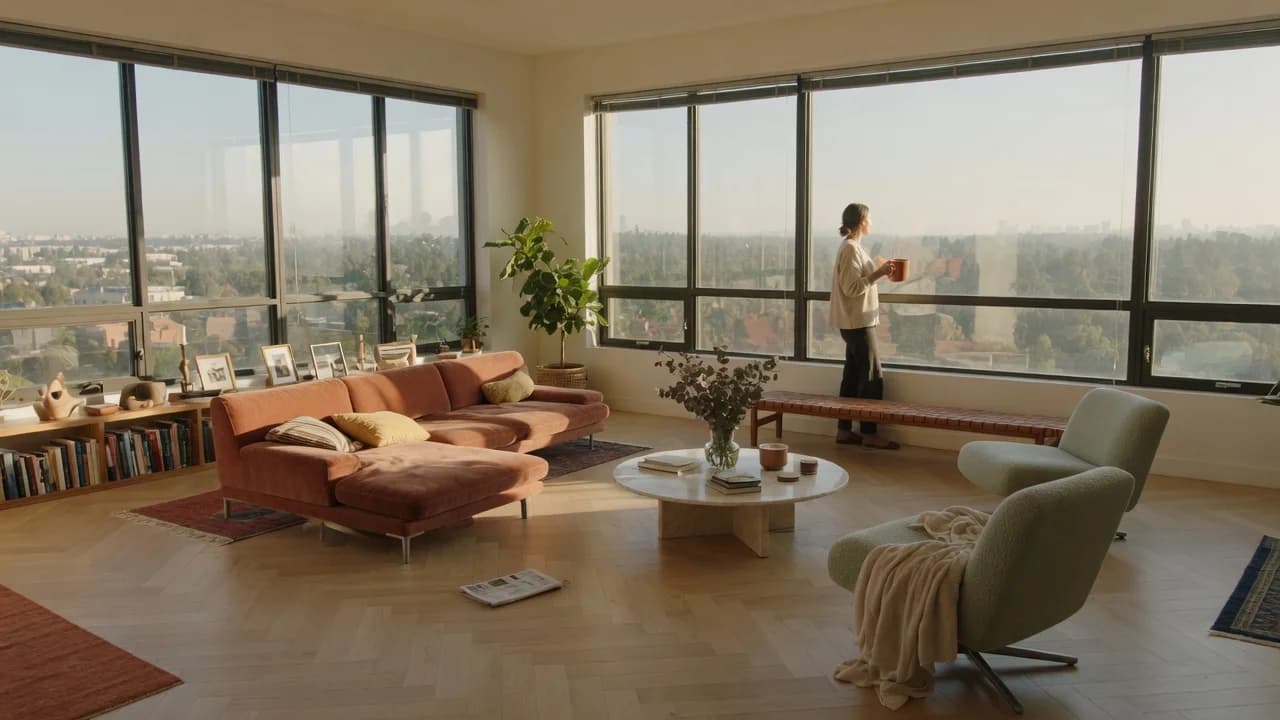 Arranging Living Room Seating When One Wall Is All Windows