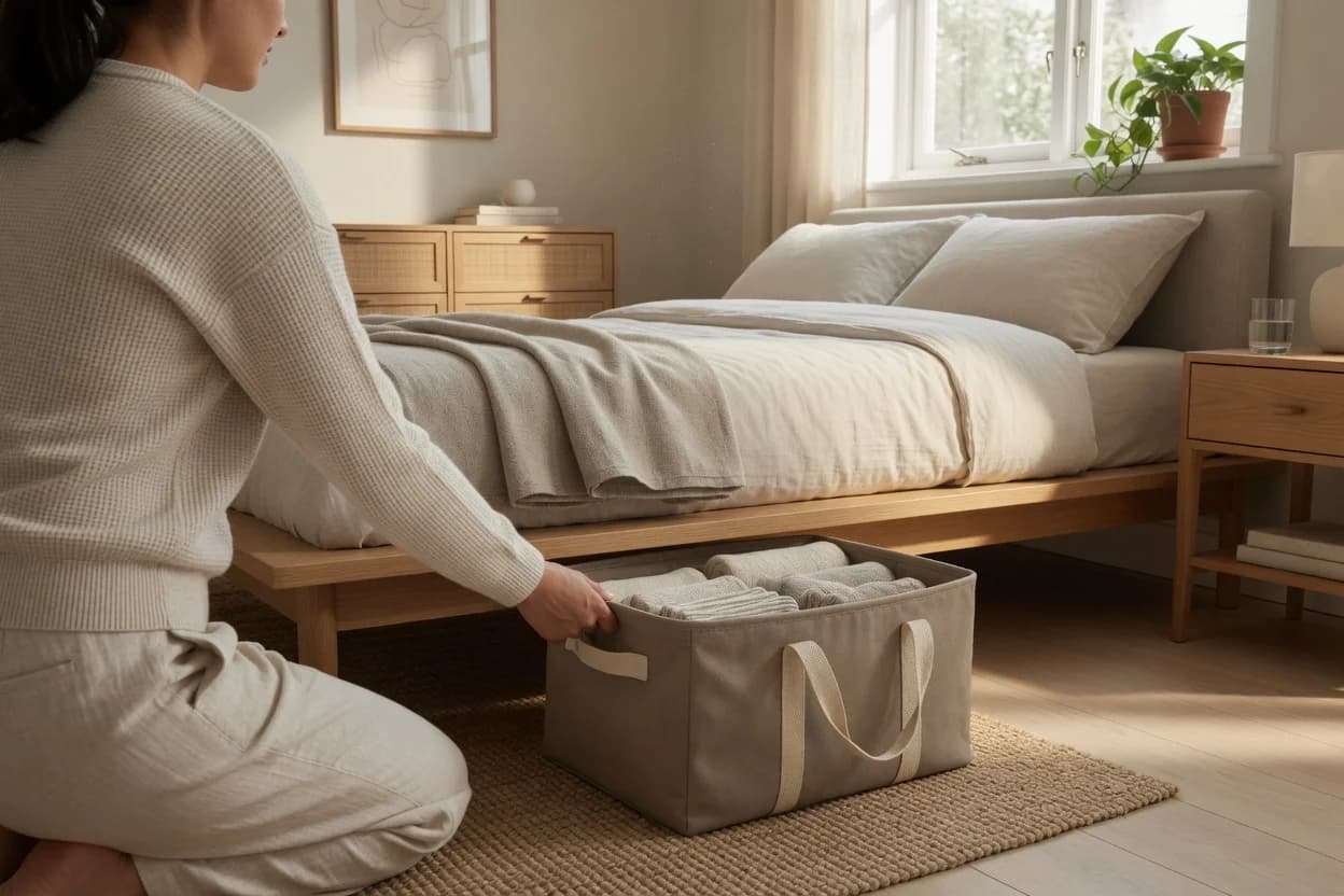 How to Raise a Bed for Storage Without a Dorm-Room Look