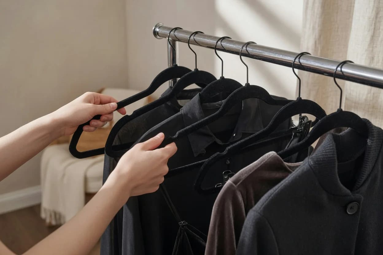 How to Style an Open Clothing Rack So It Looks Intentional