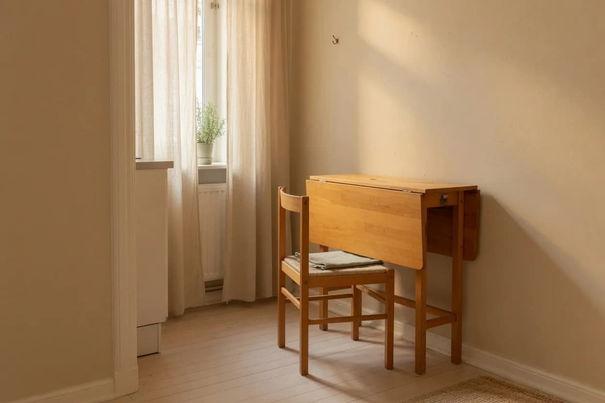 Creating a Dining Nook in an Apartment With No Dining Room