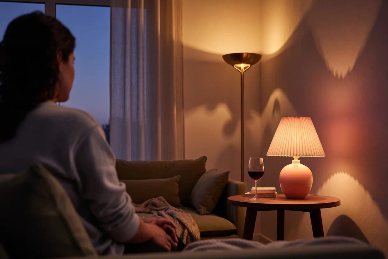When String Lights Look Too Dorm-Like: Grown-Up Living Room Lighting