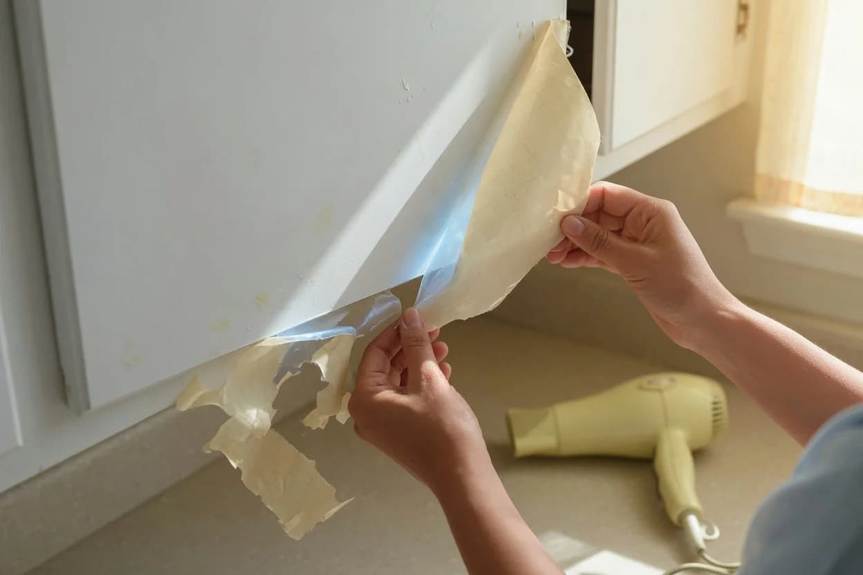 Contact Paper on Rental Cabinets Without Losing Your Deposit