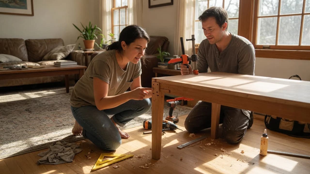 How to Fix a Wobbly Secondhand Table (Before Flipping It)
