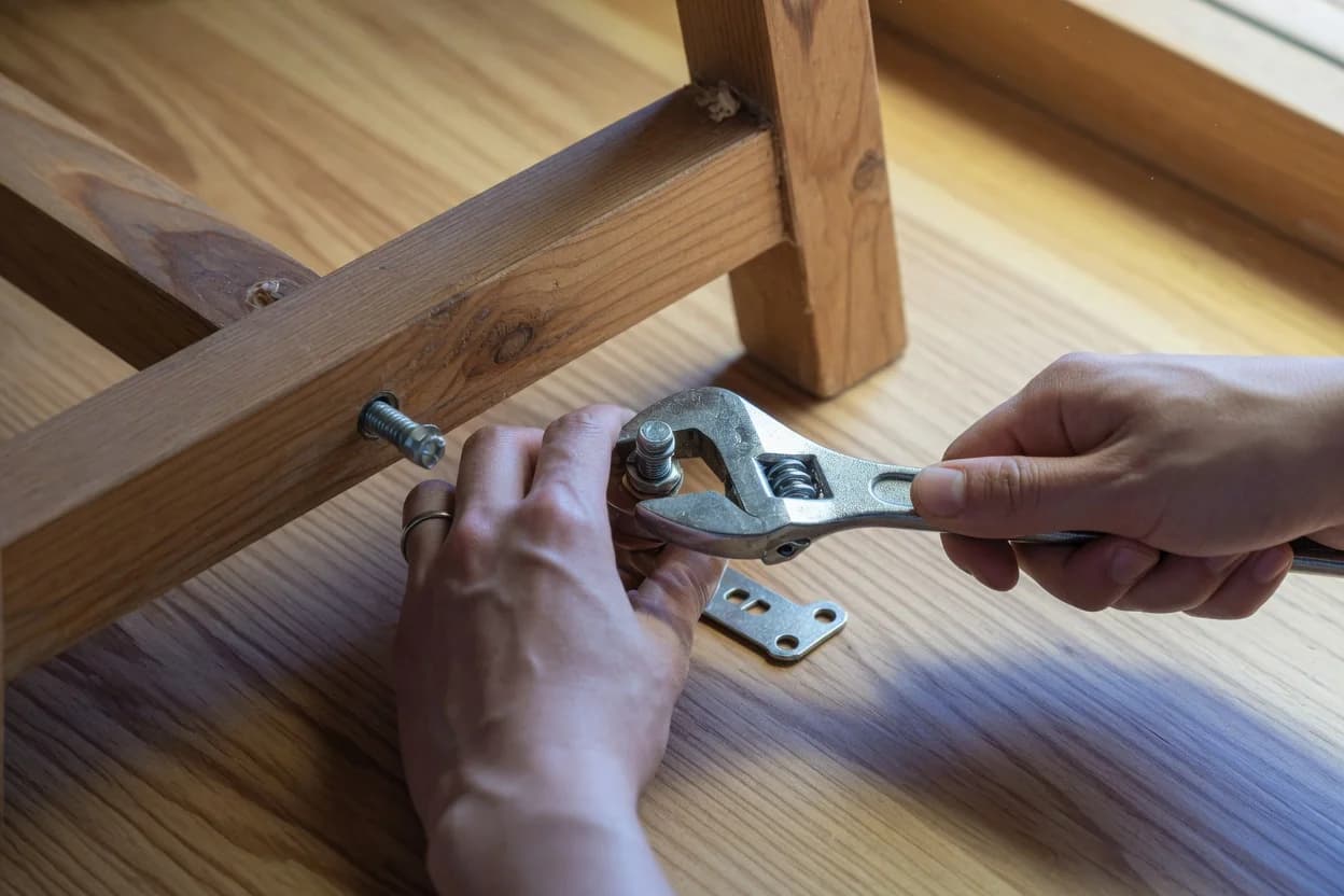 How to Fix a Wobbly Secondhand Table (Before Flipping It)