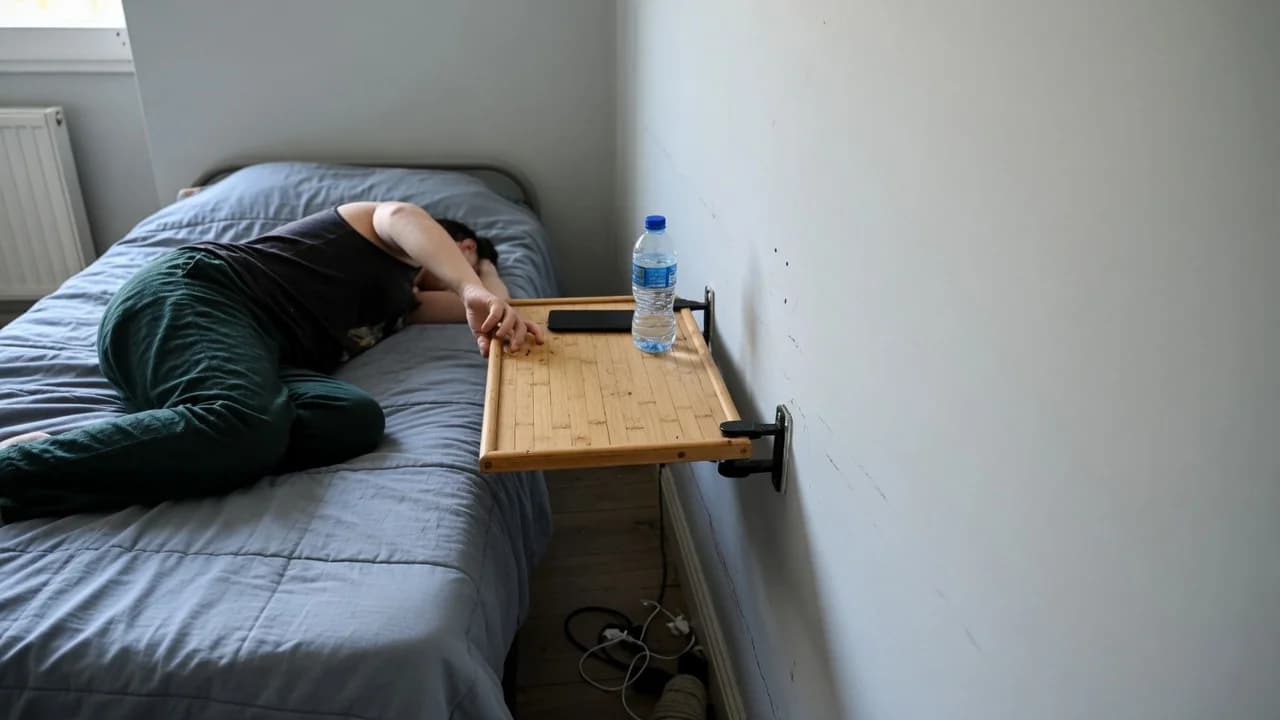 Nightstand Alternatives When There's No Floor Space Beside the Bed