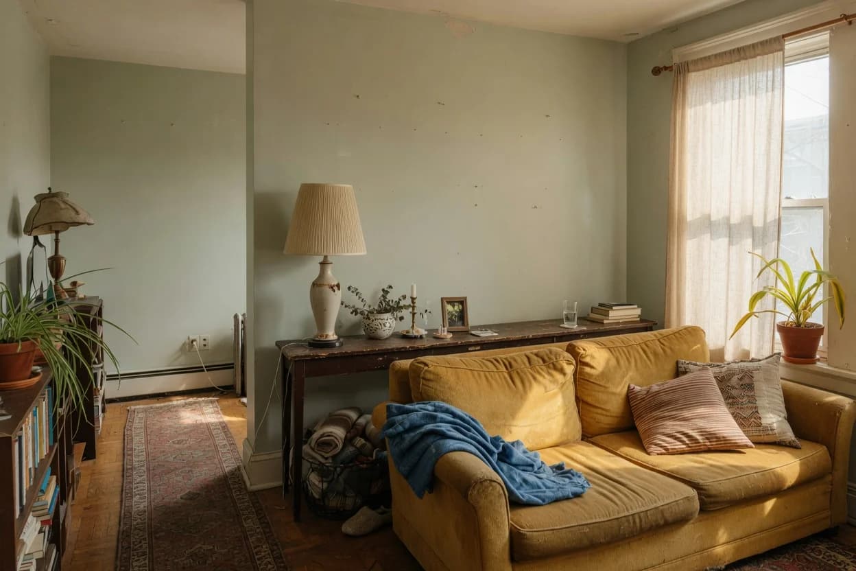 Floating Furniture in a Small Rental Living Room: When It Works