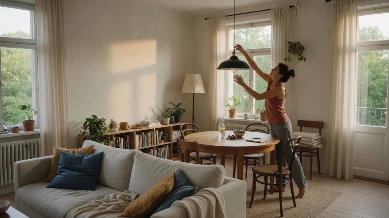 Styling a Dining Table That Shares the Corner of a Living Room