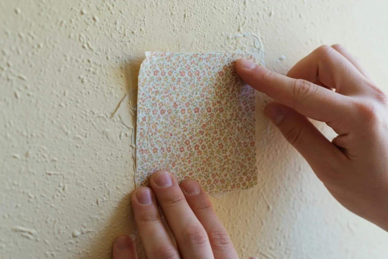 Does Peel-and-Stick Wallpaper Stay Up on Textured Rental Walls?